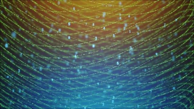 Loopable Swirl Digits Backround