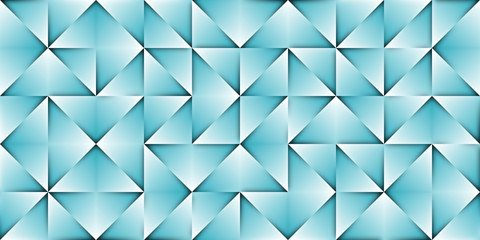 Sky Blue Modern Random Filling Geometric Shapes Pattern Background Texture.