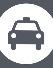 Obraz premium Taxi signal in the city