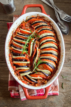 Ratatouille vegetable casserole