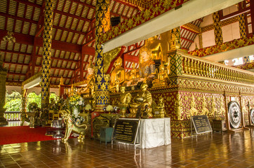 Wat Suan Dok  Buddhist Temple In Chiangmai Thailand.