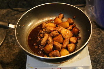 Chicken and potatoes
