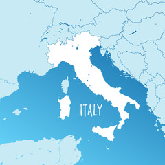 Italy Vector Map