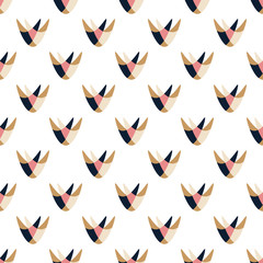  Geometric shapes seamless vector pattern.