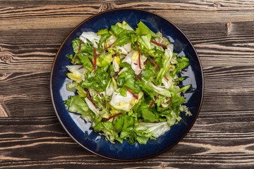 Fresh green salad