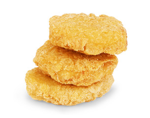 Fried chicken nuggets and sweet chili sauce