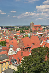Fototapeta na wymiar Blick auf Wismar
