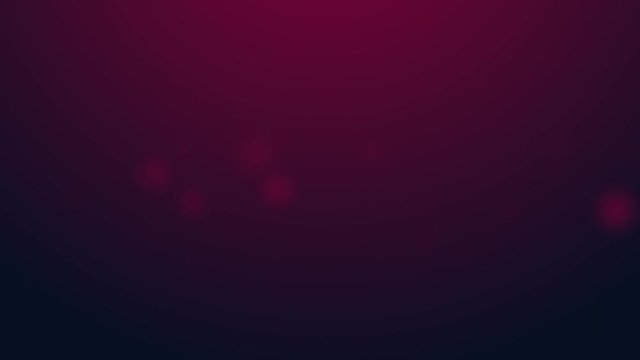 Bokeh animation with purple gradient background