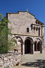 Fototapeta na wymiar Kirche Sant'Antioco di Bisarcio in Sardinien