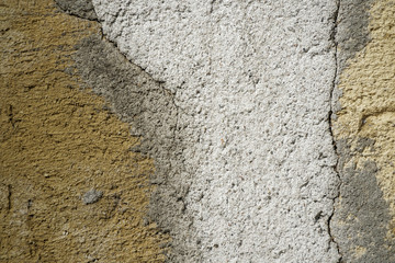 Plaster concrete texture, stone surface, rock cracked background for postcard