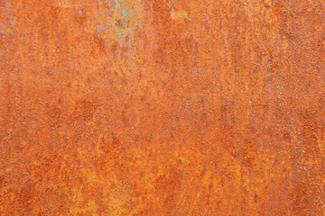 Orange, colored panel, rusty iron, background