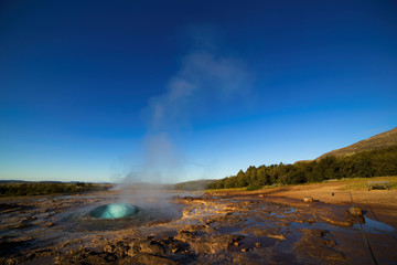 Strokkur Geysir Eruption, Iceland