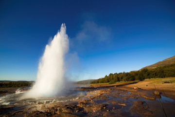 Strokkur Geysir Eruption, Iceland