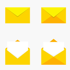 Envelope, letter, vector image