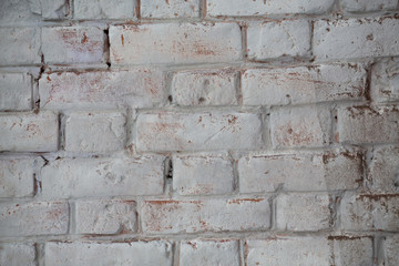 White brick wall perfect as a background square photograph