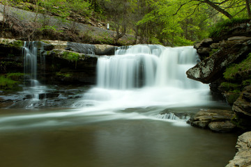 peaceful water fall 