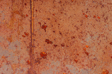 Closeup rusty metal surface background, rusty texture