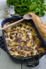 gratin endives et champignons