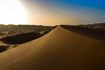 Fototapeta na wymiar Merzouga in the Sahara Desert in Morocco