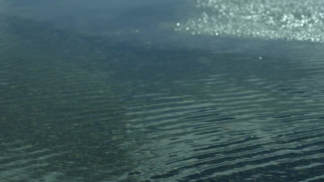 Beach of iced sea or ocean .