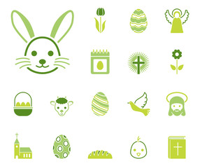 Ostern Iconset - Grün