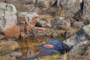 Pipestone National Monument in Summer