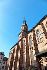 Fototapeta na wymiar Cathédrale d'Heidelberg,Région métropolitaine Rhin-Neckar Heidelberg, Allemagne