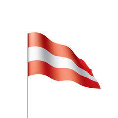 Austria flag, vector illustration