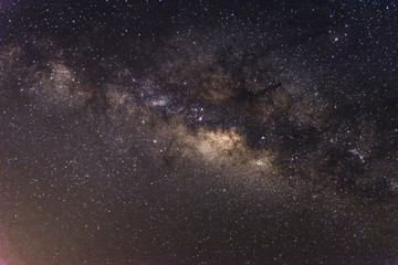 The beauty of the Milky Way in the universe is that many constellations and dust of stars.