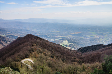 Obraz premium Landscape in Bellmunt, Catalonia, Spain