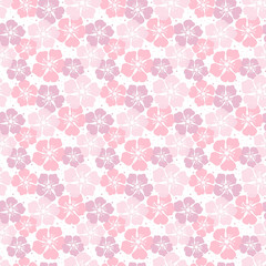 Seamless pattern with sakura blossom.