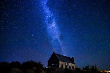 星空 テカポ湖 ニュージーランド