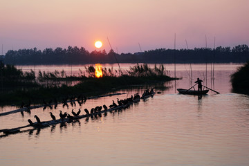  Dongting lake scenery.