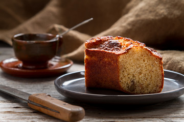 Homemade sponge cakes