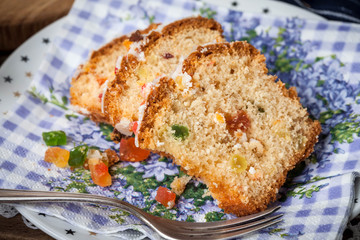 Christmas fruit cake.