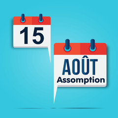calendrier bulle : 15 Août (assomption)