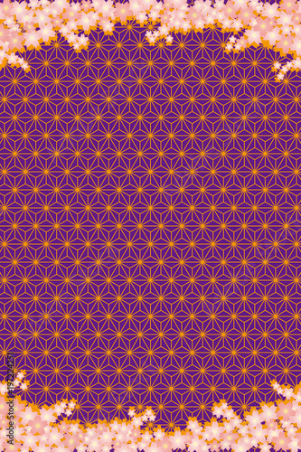 Background Wallpaper Vector Illustration Design Image Japan China Asia Free Size 背景 壁紙 ベクター イラスト 無料 無料素材 バックグラウンド フリー素材 和風素材 日本 背景素材壁紙 桜の花 満開 入学 卒業 年賀状 正月 和風 成人式 麻の葉