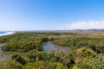 Flusslandschaft: Rio Nosara, Costa Rica