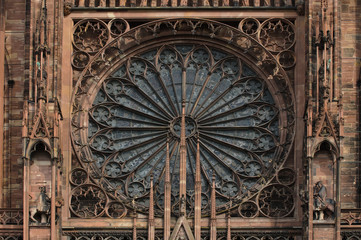 Rosette am Straßburger Münster