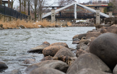 Rocks on the river