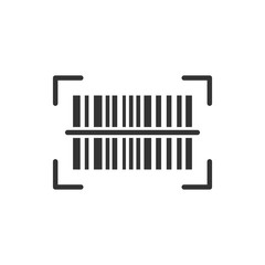 Barcode product distribution icon. Vector illustration. Business concept barcode pictogram.