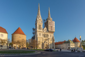 Fototapeta na wymiar Die Kathedrale von Zagreb