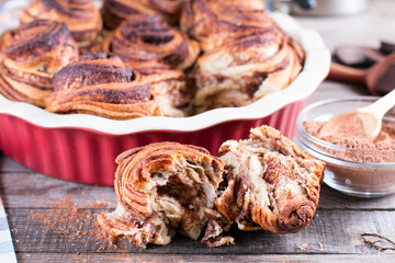 Fresh Sweet Homemade Cinnamon Rolls.