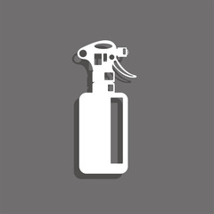 Sprinkler liquid. Symbol. Vector icon.