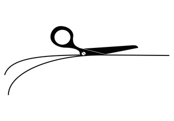 Scissors vector