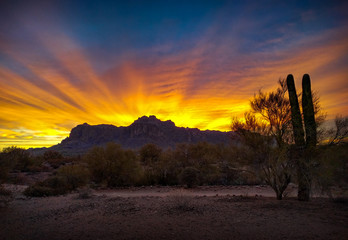 Sunrise_Superstition Mountains_March 13 2018_6 31am