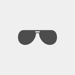 Sunglasses flat vector icon