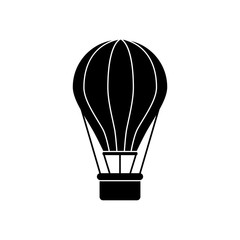 Fototapeta premium Ballon black icon