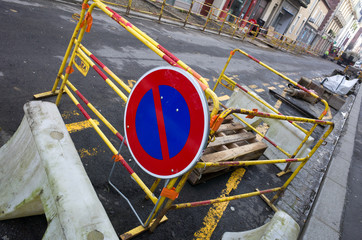 barrières de travaux