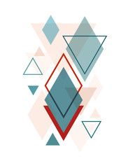 Minimalist Scandinavian Abstract Geometric Art